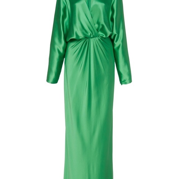 NWT Monique Lhuillier Dolman-Sleeve Runway Gown - Picture 3 of 6